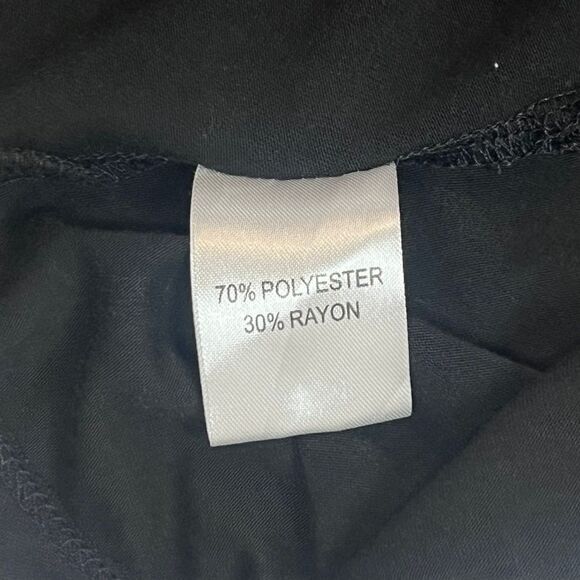 Lucky Diamond Cardigan Womens 3X Black Open Front Asymmetrical Relaxed Duster - Picture 6 of 10